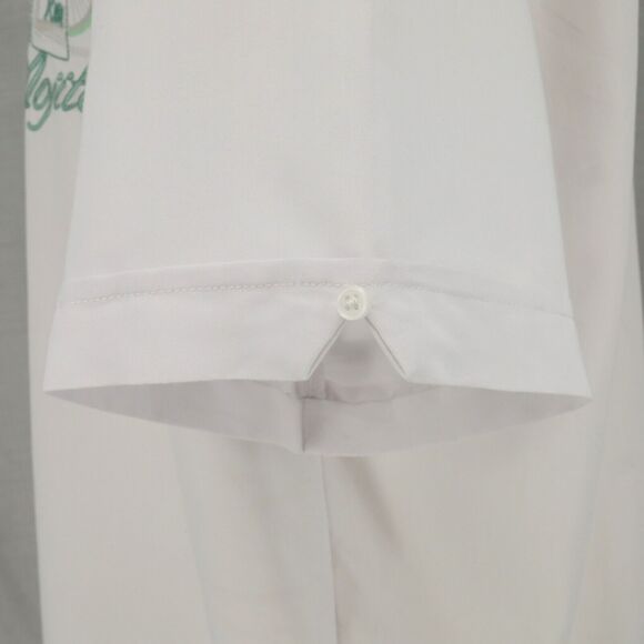 Cubavera Shirt 2XL Mens XXL White Green Embroidery Graphic Linen Cotton Casual - Picture 16 of 16